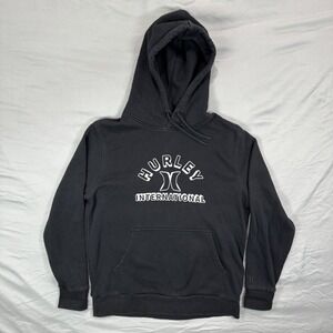 Hurley‎ International Pullover Hoodie Mens Med Graphic Y2K Vintage Skater Sport
